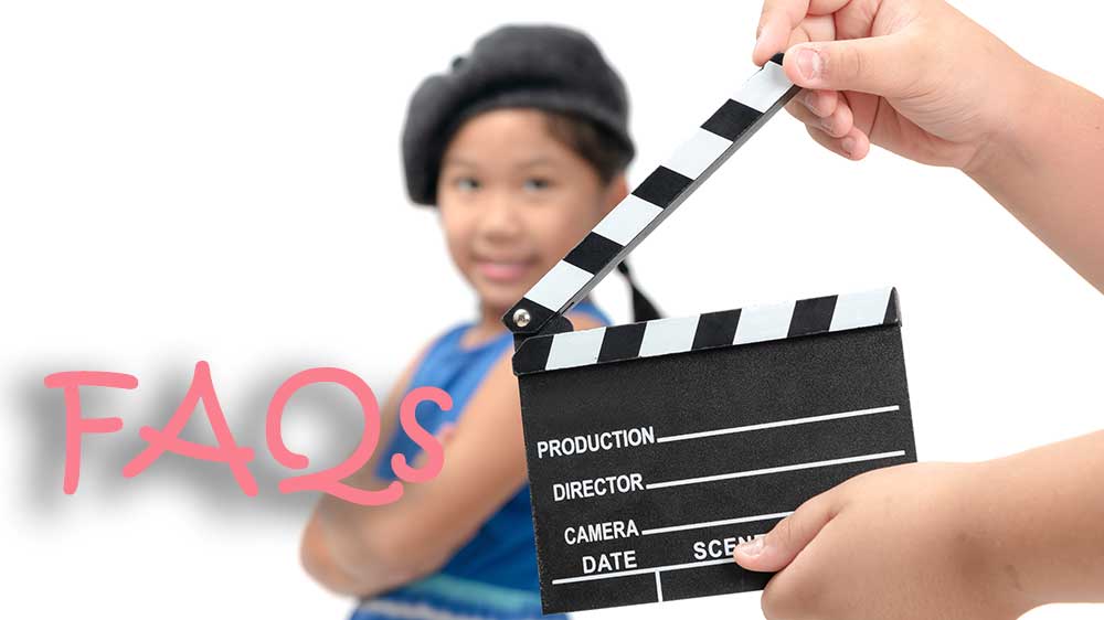 FAQs - Kids model and acting agency