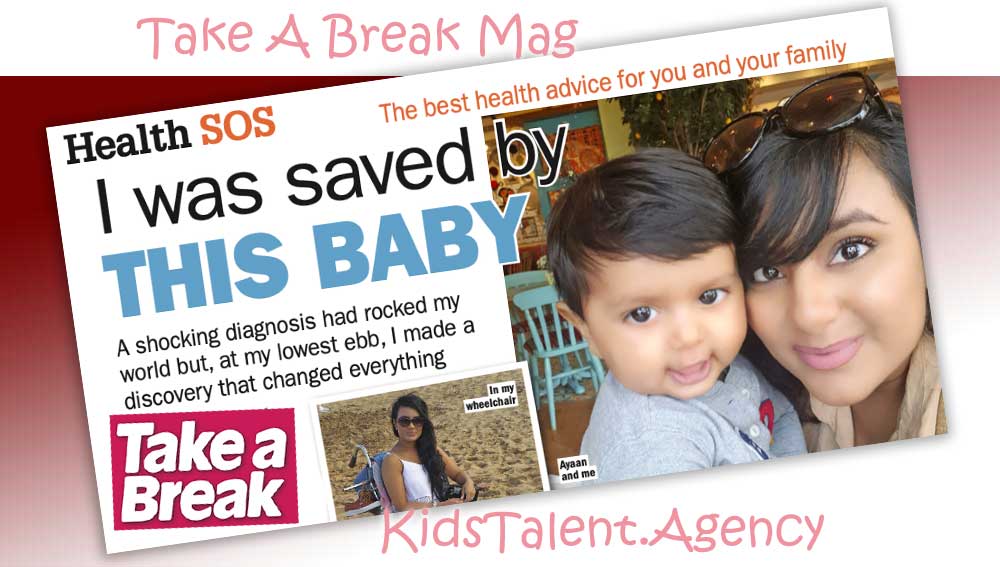 Baby Modelling Photoshoot for a Magazine